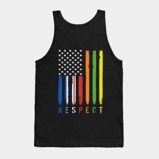 RESPECT Workers American Flag Tank Top